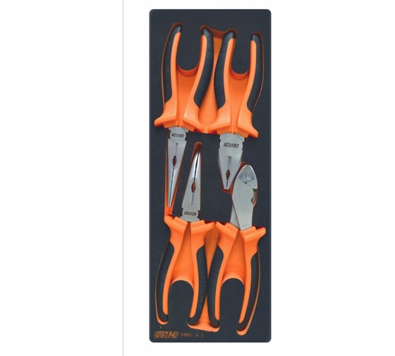 Изображение товара Набор инструмента 4 предмета плоскогубцы и бокорезы в ложементе CUSTOR VCS1/4 PRO-3-1