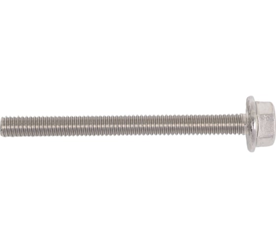 Изображение товара Болт DINFIX DIN 6921, с шестиг. гол. с фланцем с зазубринами, 8x60 мм, А2 нержав. сталь, 4 шт. 00-0005305