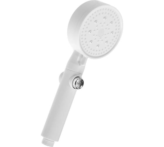 Изображение товара Лейка для душа ZEIN Z3540, d=90 мм, 5 режимов, кнопка стоп, съёмный верх, белая 9931297