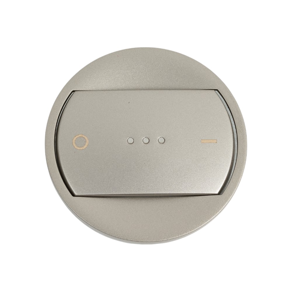 Изображение товара Лицевая панель Legrand Программа Celiane с подсветкой 1 клавиша Титан