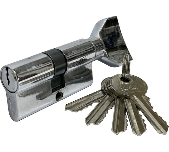 Изображение товара Механизм цилиндровый Вантаж  5 ключей, хром VC80-5CP VC80-5 CP