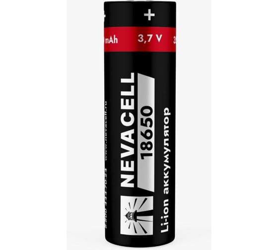 Изображение товара Аккумулятор NevaCell 18650, c защитой, 2600 мАч, box2 4687205503084