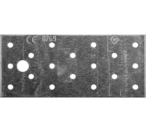 Изображение товара Соединительная пластина VORMANN 60х140х2 мм, оцинкованная 71 043 000