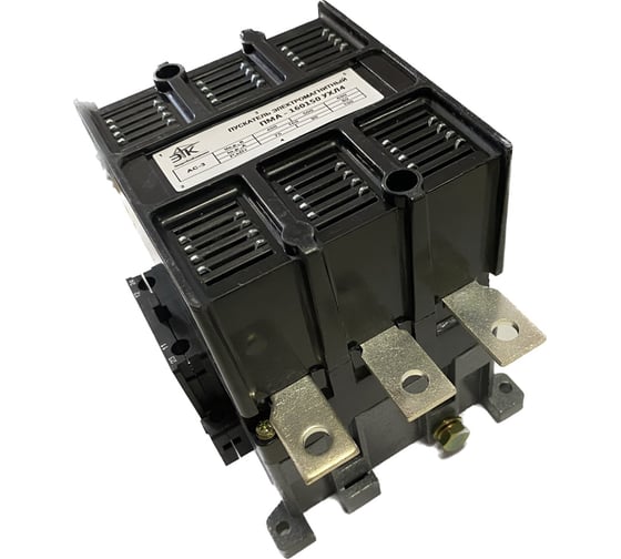 Изображение товара Пускатель электромагнитный ООО ЭТК ПМ12-160150 УХЛ4 В, 380В/50Гц 2з+2р 160А, нереверсивный, без реле, IP20 УТ-00000118