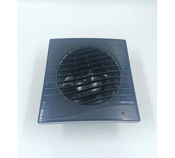 Изображение товара Вентилятор осевой вытяжной ВИЕНТО с таймером и датчиком влажности, малошумный, В125СН STILL (240 м3), волна, черный, шарикоподшипник ВИЕНТО В125СН STILL black-B