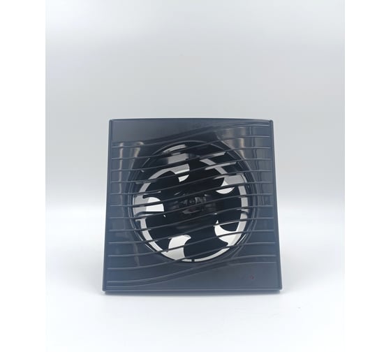 Изображение товара Вентилятор осевой вытяжной ВИЕНТО с таймером, малошумный, с обратным клапаном, В125СТК STILL (240 м3), волна, черный, шарикоподшипник ВИЕНТО В125СТК STILL black-B