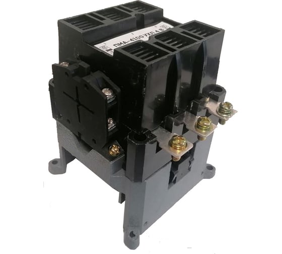 Изображение товара Пускатель электромагнитный ООО ЭТК ПМА-4100 УХЛ4 В, 220В/50Гц, 2з+2р, 63А, без реле, IP00 00000000283