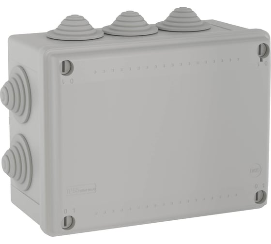 Изображение товара Коробка ответвительная DKC с 10 кабельными вводами д.25мм, IP55, 150х110х70мм 1 ШТ 54000DIY