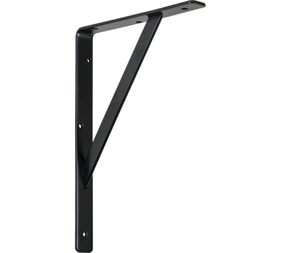 Изображение товара Кронштейн VORMANN Steg усиленный 300х200х30х4 мм, оцинкованный, цвет: чёрный, 00159 300 S