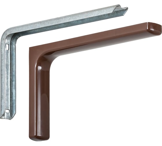 Изображение товара Кронштейн VORMANN Design 148х240х35 мм, оцинкованный, цвет: коричневый, 01137 250 B