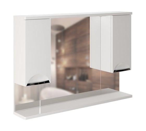 Изображение товара Навесной шкаф Mixline ЭТЬЕН-100 универсальный, с подсветкой, ПВХ 540871