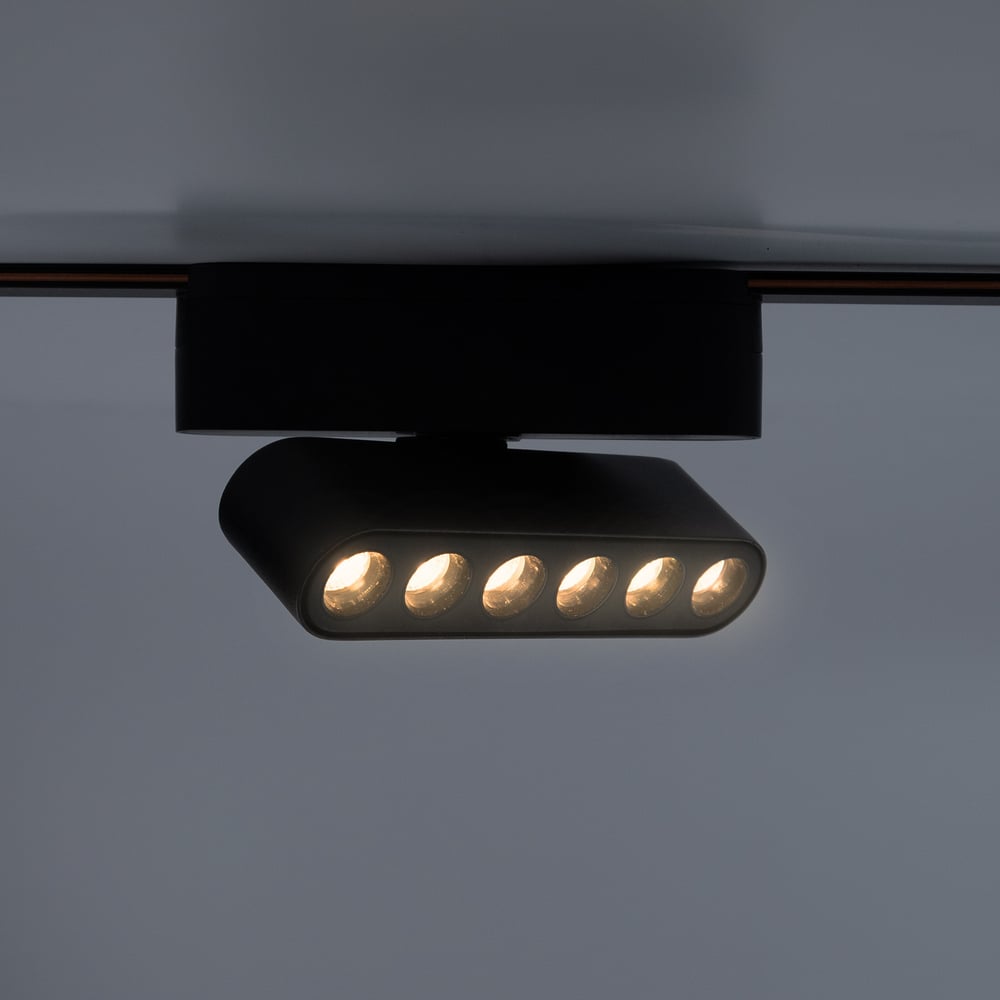 Изображение товара Трековый светодиодный светильник Jazzway MTR16 1306R 6Вт черный