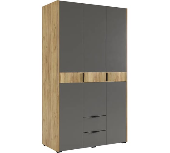 Изображение товара Шкаф трехдверный Адам дуб крафт золотой/графит MSA-04.2564