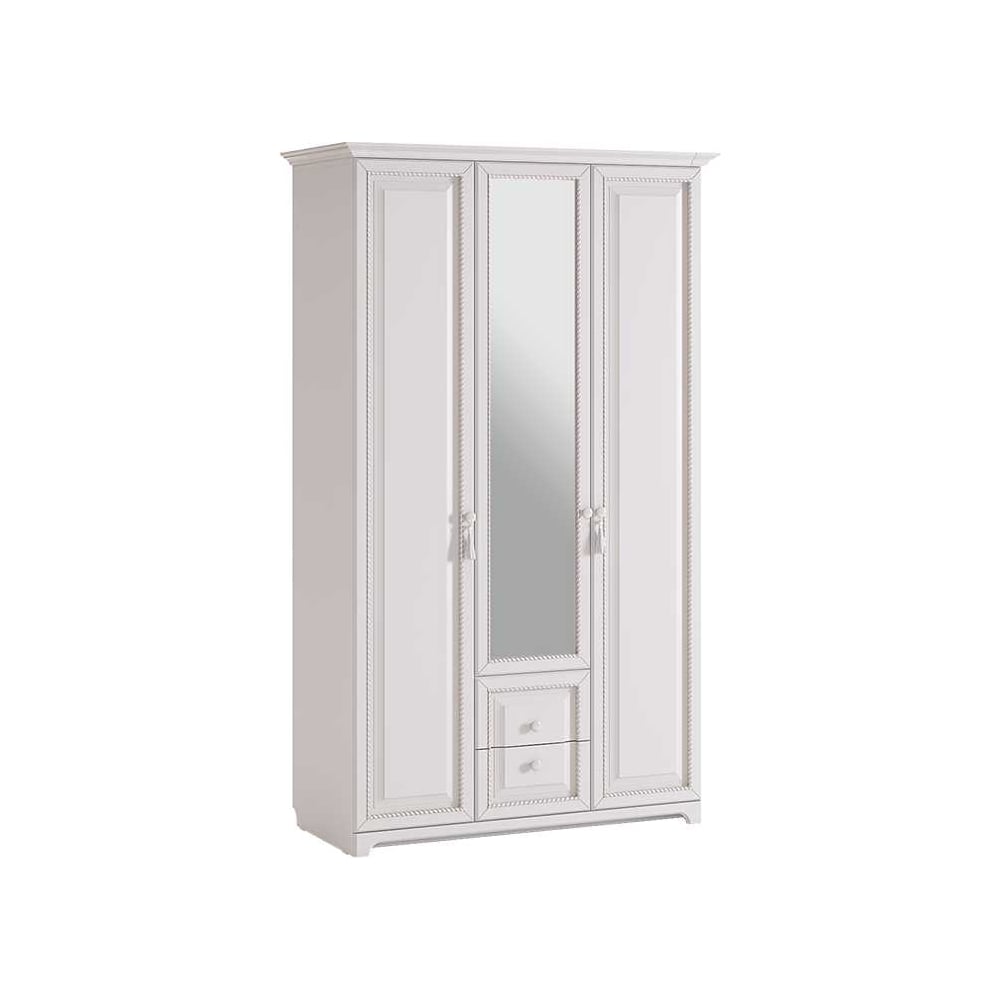 Изображение товара Шкаф Белла 3-створчатый белый/джелато софт SMB-11.1651