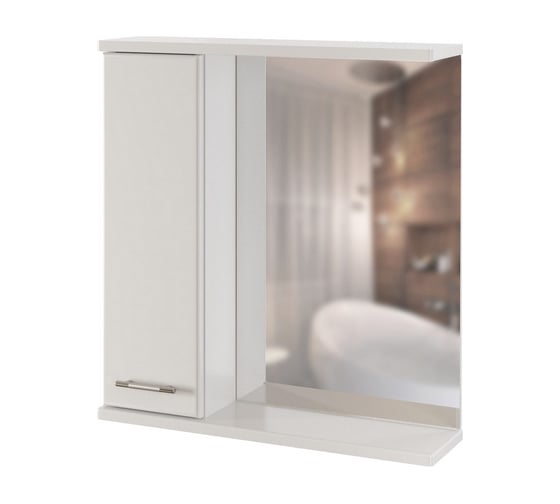 Изображение товара Навесной шкаф Mixline Росток 65 левый, без подсветки, ПВХ 537420