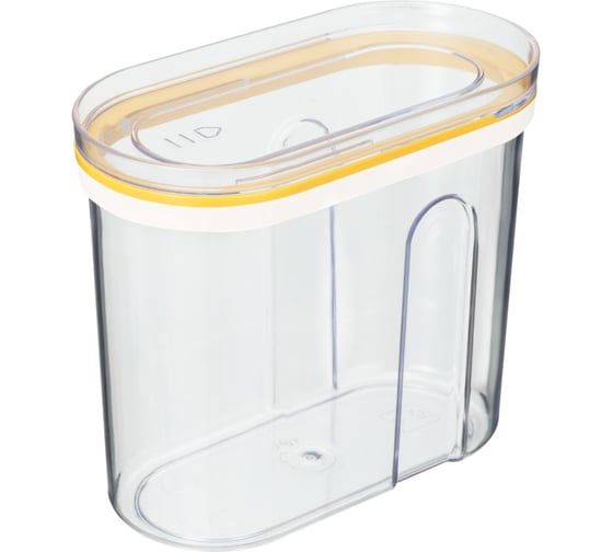 Изображение товара Емкость для сыпучих продуктов Phibo С КРЫШКОЙ (СЛАЙДЕРОМ) 1Л (Желтый) 435250906