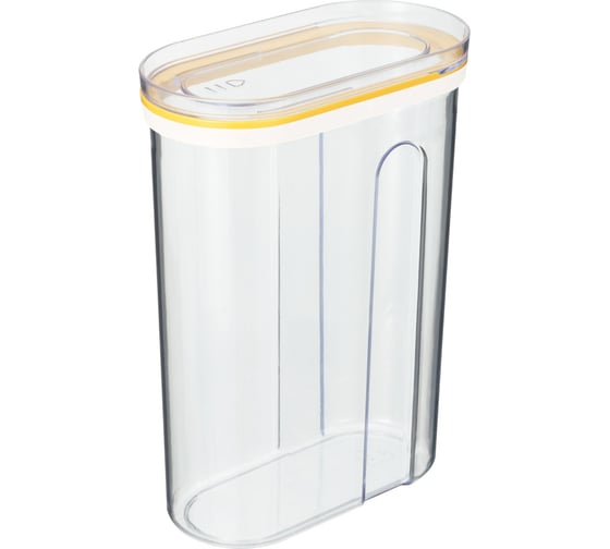 Изображение товара Емкость для сыпучих продуктов Phibo С КРЫШКОЙ (СЛАЙДЕРОМ) 1,5Л (Желтый) 435251006