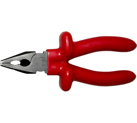 Изображение товара Диэлектрические комбинированные плоскогубцы Промлайн 160 мм обливные рук.до 1000В, CrV 1 слойн. ПЛ0210104160_z024