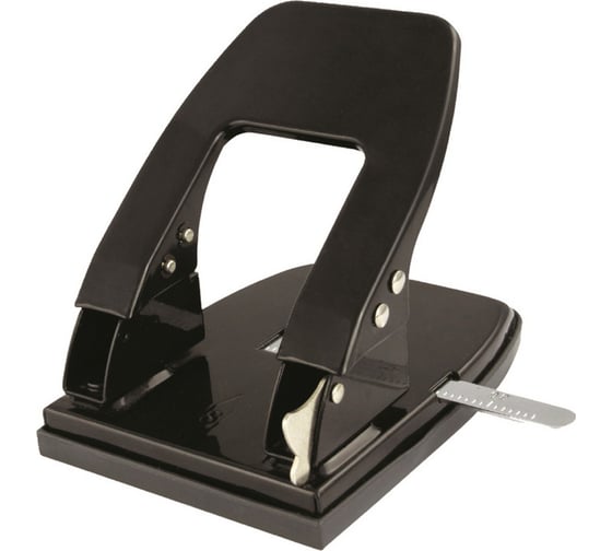 Изображение товара Дырокол Attache Economy до 30 листов, с линейкой, цвет черный 882854