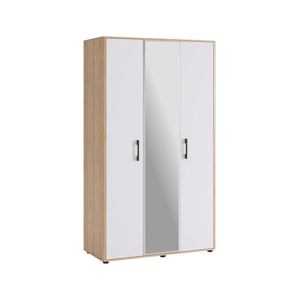 Изображение товара Шкаф трехстворчатый Зара 2 дуб сонома/белый SMZ-10.1623