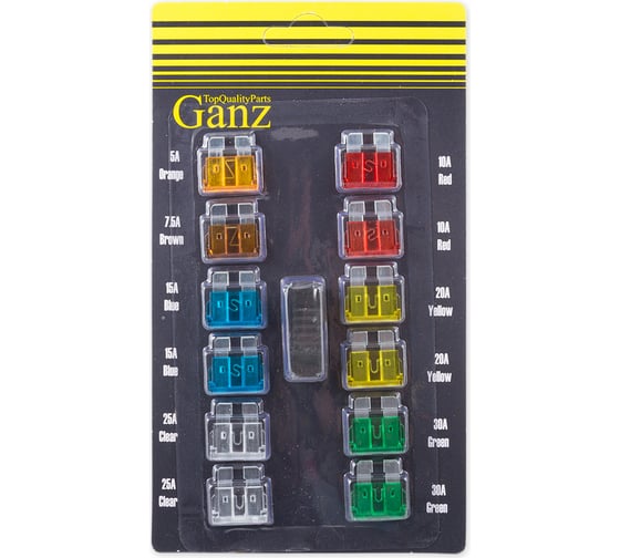 Изображение товара Флажковые предохранители GANZ ВАЗ 2101-09 12 шт GRP15001