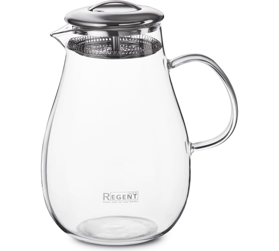 Изображение товара Кувшин д/воды 1,8л с фильтр-ситечком Linea FRANCO Regent inox 93-FR-BR-11-1800