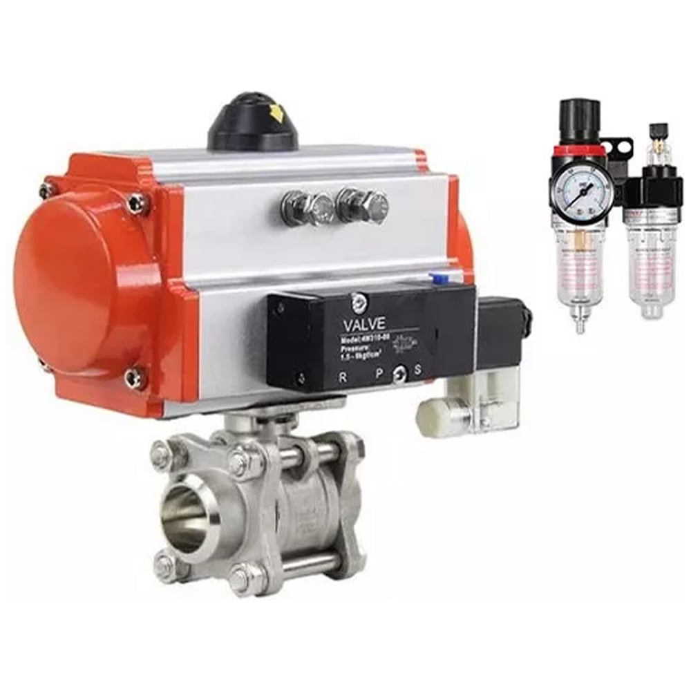 Изображение товара Кран шаровой DN.ru КШПП 316.200-ISO Ду20 Ру63 для воды и пара