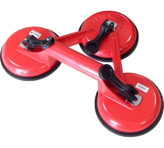 Изображение товара Трехзажимной съемник стекол с присосками Forsage 115 мм, алюминий  F-63406AH(18563)