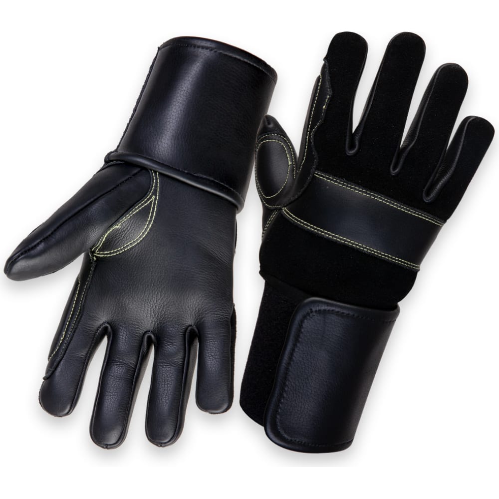 фото Защитные антивибрационные кожаные перчатки jeta safety