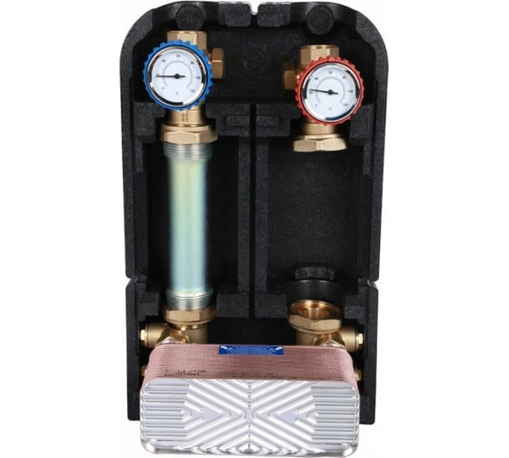 Изображение товара Насосная группа STOUT с теплообмеником, 34 пластины, без насоса, в теплоизол. SDG-0038-342501 RG008U9S94PGBT