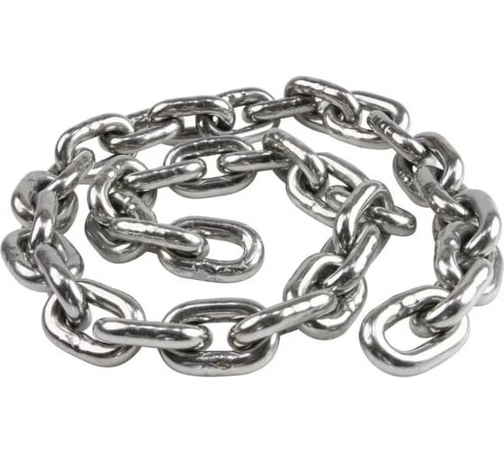 Изображение товара Круглозвенная цепь TOR G80 10х30, оцинкованная 1001480