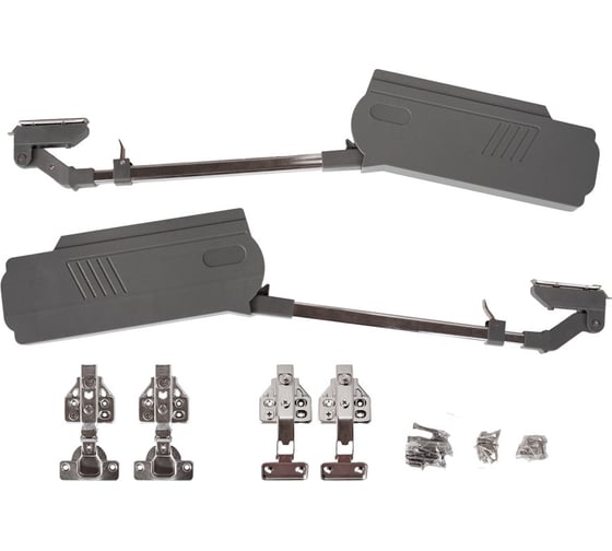 Изображение товара Подъемный механизм двойного сложения с доводчиком 600-800мм, 7.7-9.5 кг, , Mebax 00-00003032