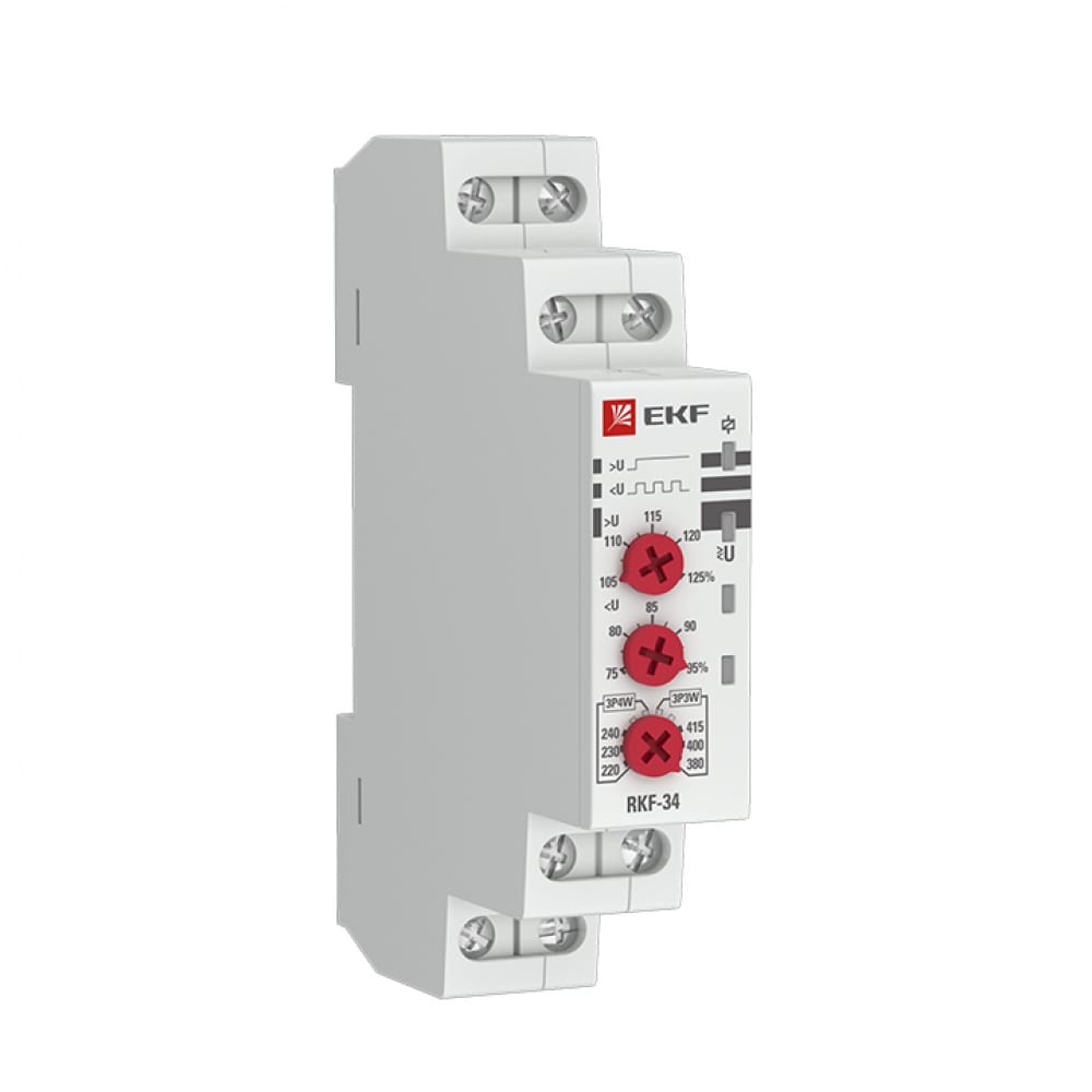 Реле контроля фаз EKF реле wi fi elektrostandard wf 46x46x18 мм ip20 белый