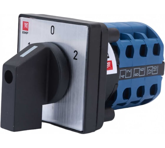 Изображение товара Кулачковый переключатель EKF ПК-1-23, 10А 3P "1-0-2" PROxima pk-1-23-10