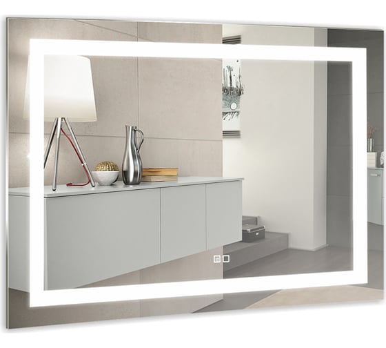 Изображение товара Зеркало mixline Ливия-2 800х600 сенсорный выключатель, светодиодная подвсетка 542561