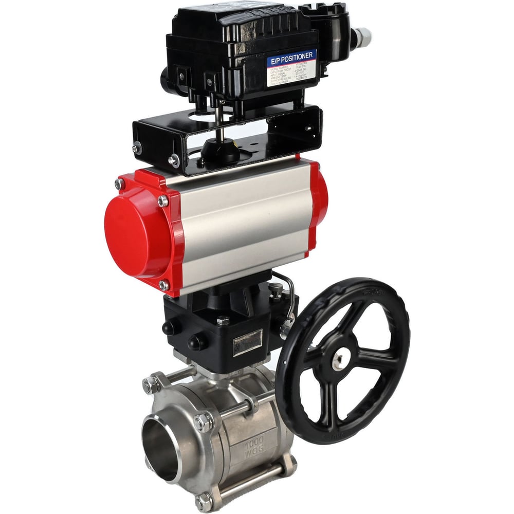 Изображение товара Кран шаровой DN.ru КШПП 316.200-ISO Ду10 Ру63 под приварку нержавеющая сталь