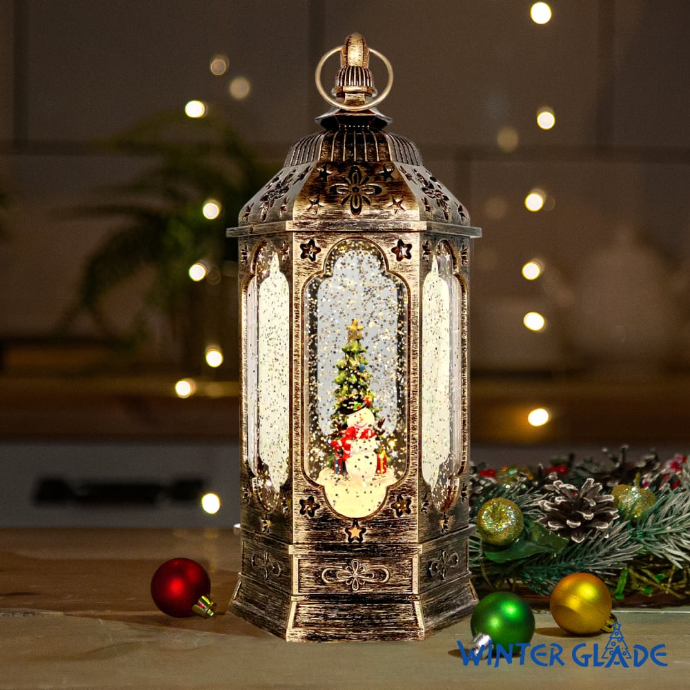 Изображение товара Новогодний фонарь Шестигранный Winter Glade F27-1