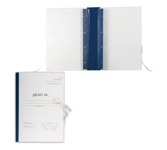 Изображение товара Архивная папка STAFF Форма 21 для переплета, А4 320х228мм, 50мм, с гребешками, 4 отверстия 127132