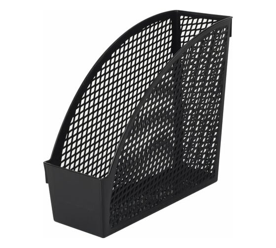 Изображение товара Вертикальный лоток STAFF Profit для бумаг, 270х100х250 мм, сетчатый, полипропилен, черный, 237253