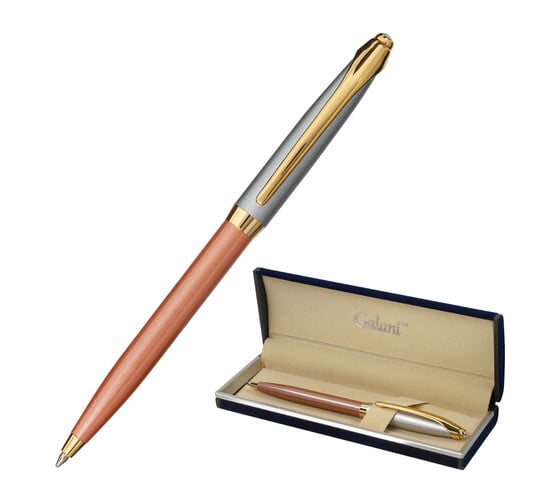 Изображение товара Подарочная шариковая ручка GALANT DECORO ROSE, синяя, 143505