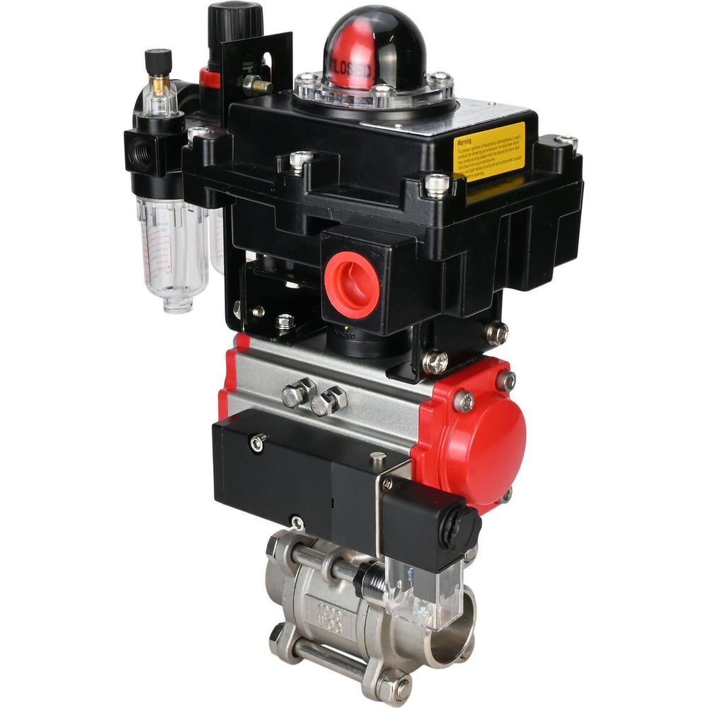 Изображение товара Кран шаровой DN.ru КШПП 316.200-ISO Ду10 Ру63 нержавеющая сталь профессиональный