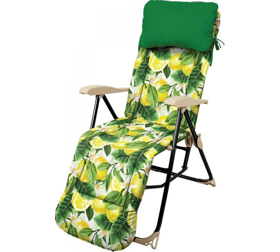 Изображение товара Кресло-шезлонг Nika принт с лимонами HHK5/L