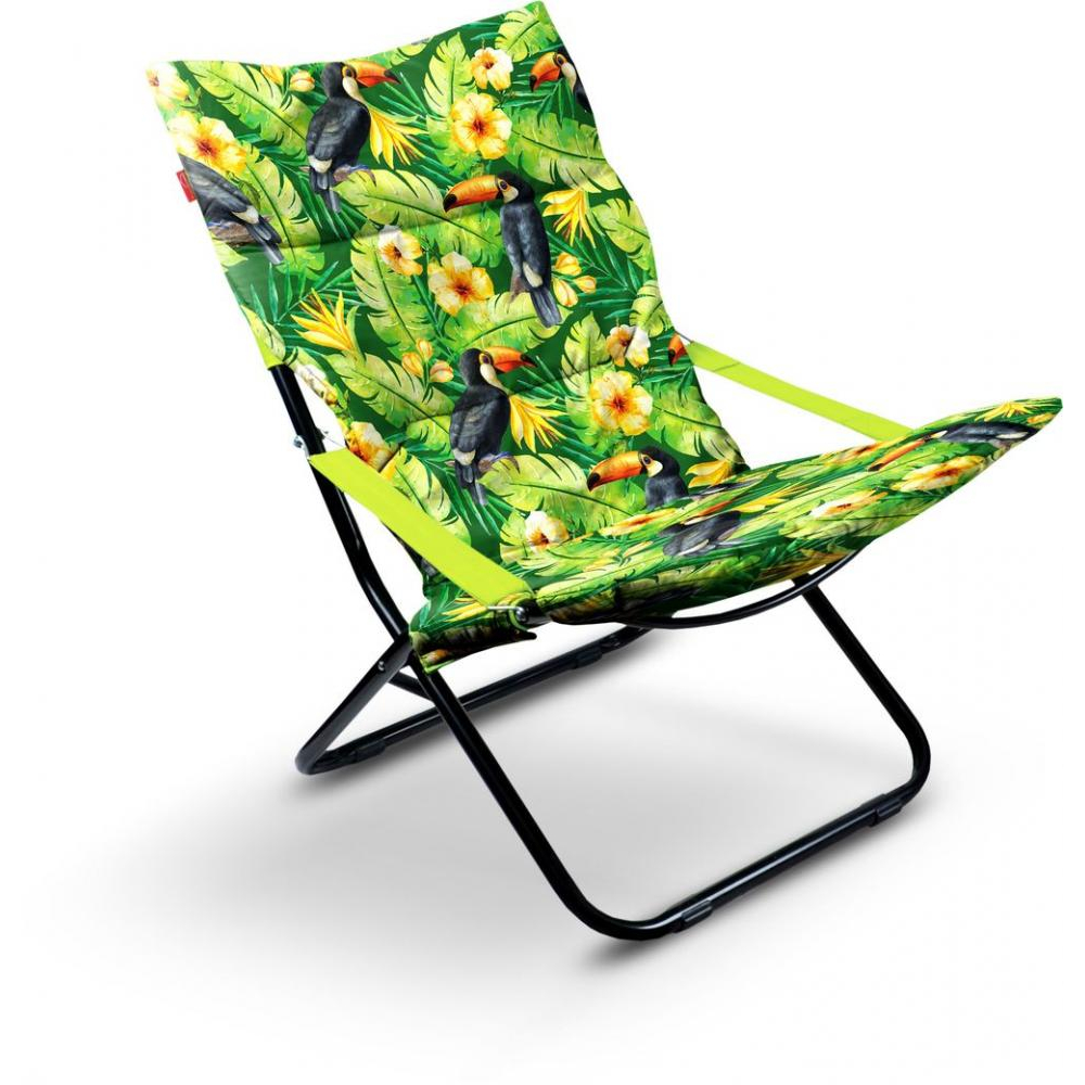 Складное кресло-шезлонг Nika кресло шезлонг 82x59x116 см принт лимонами