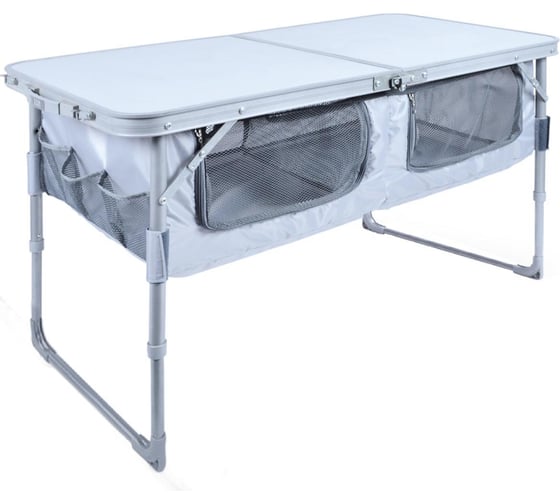 Изображение товара Складной стол Nika 3П серый металлик ССТ-3П/1