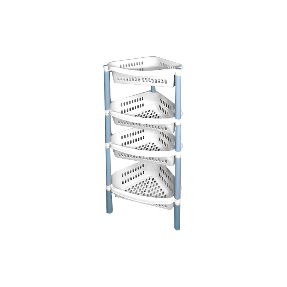 Угловая этажерка для хранения Мультипласт Групп разделитель для полок корзин larvij 48x12x1 2 см пластик белый