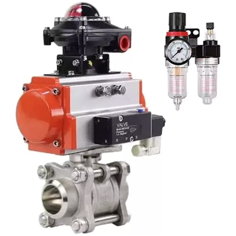 Изображение товара Кран шаровой DN.ru КШПП 316.200-ISO Ду15 Ру63 пн привода промышленные модели