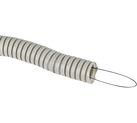 Изображение товара Гофрированная труба EKF, ПВХ Plast с зондом d20мм PROxima tg-z-20-25n