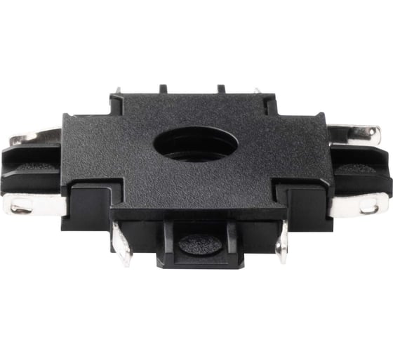 Изображение товара Аксессуары к шинопроводу Jazzway MTR16 CX-BL Коннектор черный X-обр. 5057357