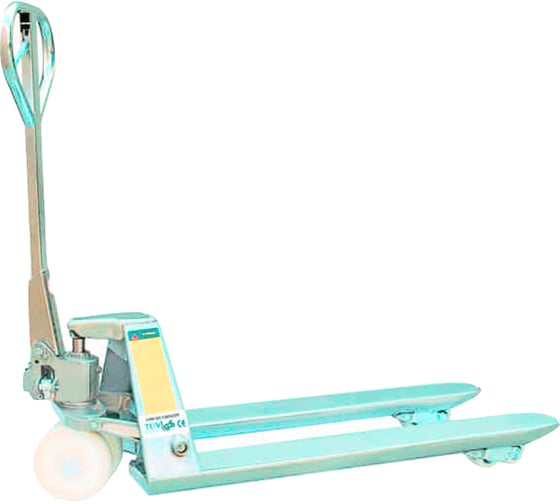 Изображение товара Гидравлическая тележка TOR XILIN г/п 2500 кг BFS нержавеющая сталь, нейлон. колеса 1005770