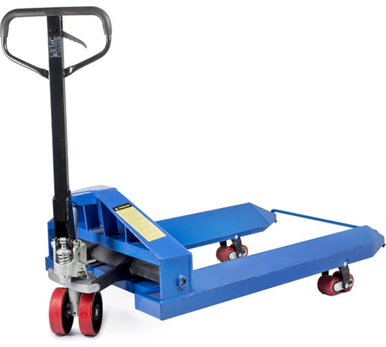 Изображение товара Гидравлическая тележка TOR ZT 2.5T - 1150х1150 для рулонов полиуретановые колеса 11802529